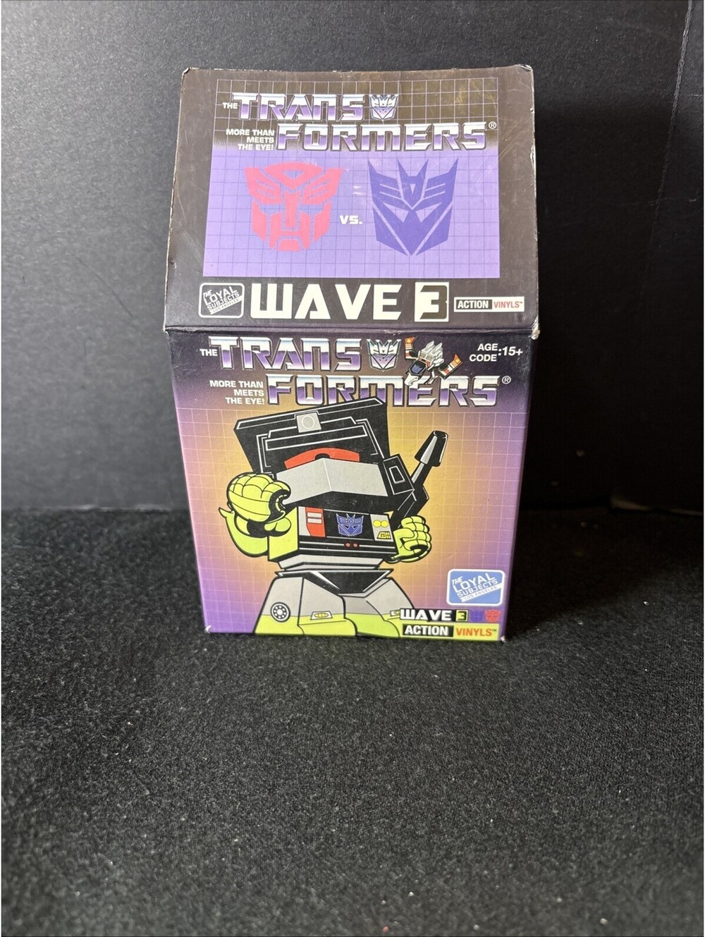 NEW NOB TRANSFORMERS The Loyal Subjects Vinyls Wave 3 Action Vinyl Rumble Figure